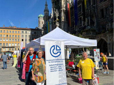 Selbsthilfetag Mün-chen Marienplatz